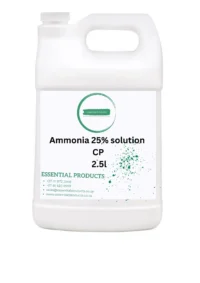 Ammonia 25% solution CP 2.5l Synonyms: Ammonia Aqueous; Ammonia Water