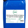 50% Styrene Acrylic for Medium to High PVC Durable Coatings